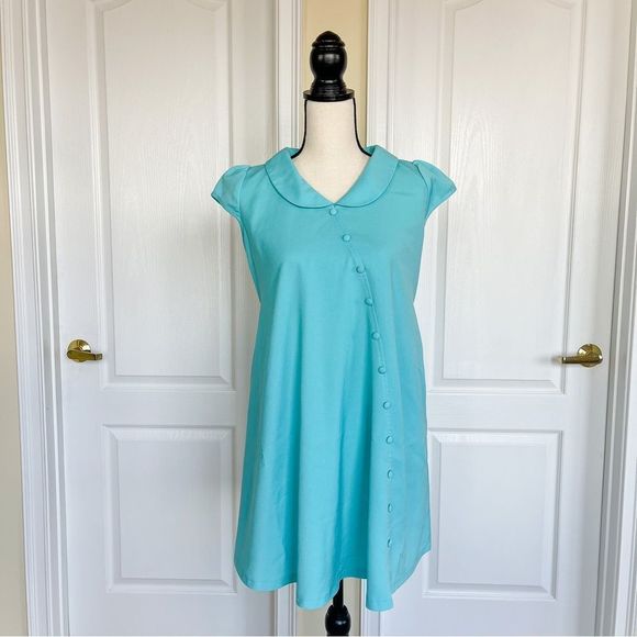 Baby Blue‎ Maternity Dress - Picture 1 of 11